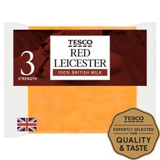 Tesco Red Leicester Cheese 220G