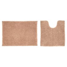 Tesco Ezlon Pedestal & Bath Mat Set Taupe