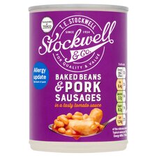 Stockwell & Co Baked Beans & Pork Sausages 405G