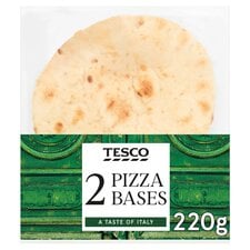 Tesco Sourdough Pizza Base 2 Pack 220G