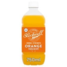 Stockwell & Co No Added Sugar Double Strength Orange Squash 750Ml