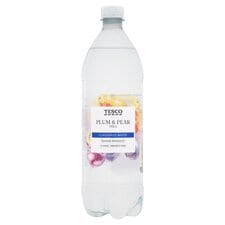 Tesco Still Pear & Plum Flavoured Water 1L