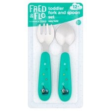 Fred & Flo Toddler Fork And Spoon Set