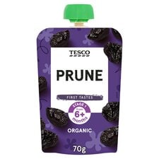 Tesco Prune Babyfood Pouch 70G