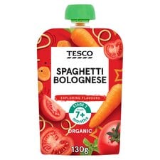 Tesco Spaghetti Bolognese Pouch 130G