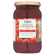 Tesco Strawberry Seedless Jam 454G