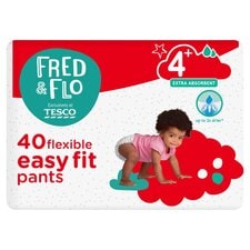 Fred & Flo Easy Fit Pants Size 4 Plus 40 Pack