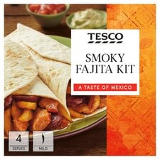 Tesco Smoky Bbq Fajita Kit 475G