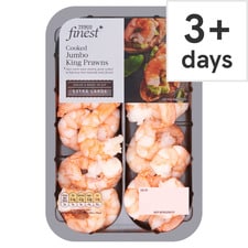 Tesco Finest Cooked Jumbo King Prawns 150G