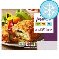 Tesco Free From Garlic Chicken Kievs 260G