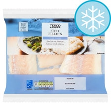 Tesco Cod Fillets 360G