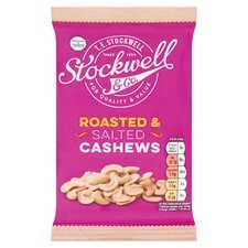 Stockwell & Co Roasted & Salted Cashews 125G