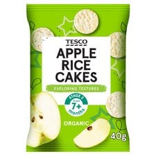 Tesco Apple Rice Cakes 40G