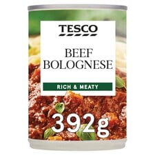 Tesco Beef Bolognese 392G