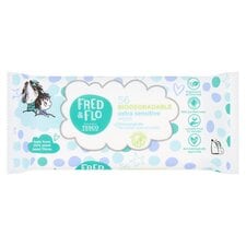 Fred & Flo 56 Biodegradable Extra Sensitive Wipes