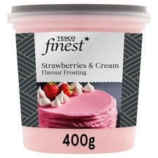 Tesco Finest Strawberry & Cream Flavour Frosting 400G