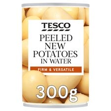 Tesco Peeled New Potatoes In Water 300G