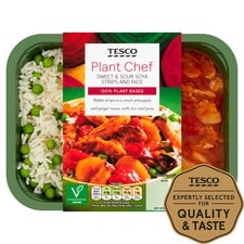 Tesco Plant Chef Sweet & Sour Soya Strips 400G