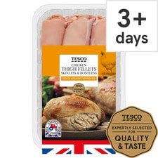 Tesco British Chicken Thigh Fillets 1Kg