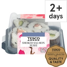 Tesco Smoked Salmon Sushi Snack 57G