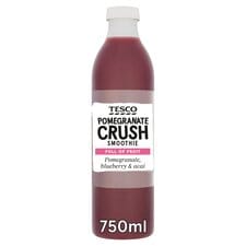 Tesco Pomegranate Crush Fruit Smoothie 750Ml