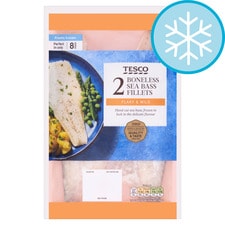 Tesco 2 Boneless Seabass Fillets 240G