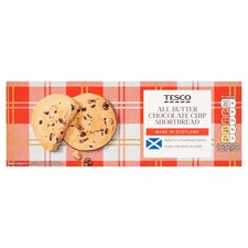 Tesco All Butter Chocolate Chip Shortbread 180G