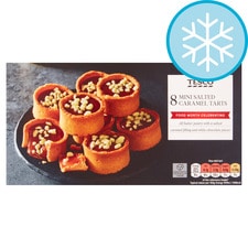 Tesco 8 Mini Salted Caramel Tarts 160G