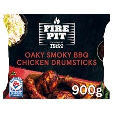 Tesco Fire Pit Oaky Smoky Bbq Chicken Drums 900G