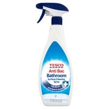 Tesco Antibacterial Bathroom Surface Cleaner Spray 750Ml