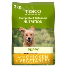 Tesco Puppy With Chicken & Vegetables 3Kg