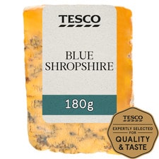 Tesco Shropshire Blue Cheese 180G