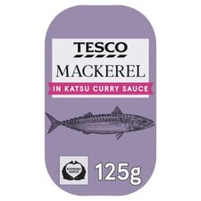 Tesco Mackerel In Katsu Curry Sauce 125G