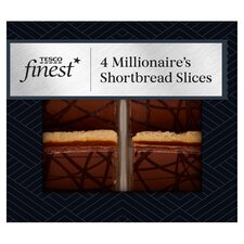 Tesco Finest 4 Millionaire Shortbread Slices