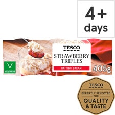 Tesco Strawberry Trifles 405G (3X135g)