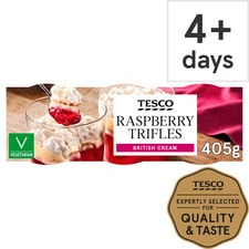 Tesco Raspberry Trifles 405G (3X135g)