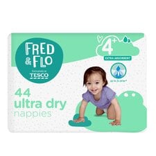 Fred & Flo 44 Ultra Dry Nappies Size 4+