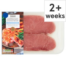 Tesco Gammon Steaks P/Pple & Mango Relish 300G