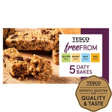 Tesco Free From 5 Oaty Bakes 150G