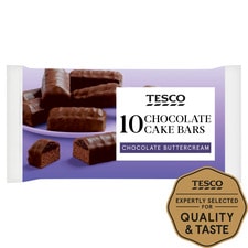 Tesco 10 Chocolate Cake Bars