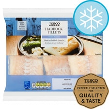 Tesco Haddock Fillets 360G