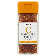 Tesco Habanero Chilli Flakes 25G