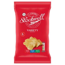 Stockwell & Co. Variety Pack Crisps 6X25g