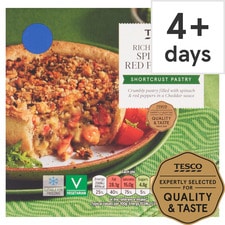 Tesco Spinach & Red Pepper Pie 200G