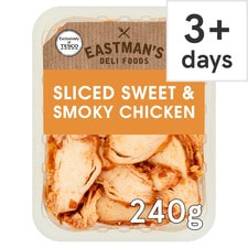 Eastmans Sweet And Smoky Chicken Chunks 240G