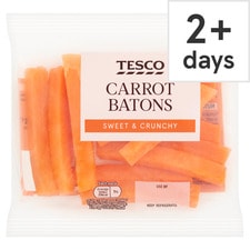 Tesco Carrot Batons Snack Pack 80g