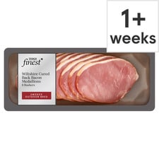 Tesco Finest 8 Smoked Bacon Medallions 200G