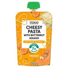 Tesco Cheesy Pasta With Butternut Squash 130G 7 Month