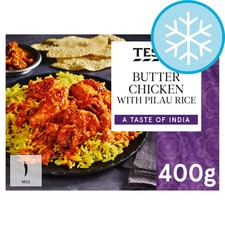 Tesco Butter Chicken Curry With Pilau Rice 400G