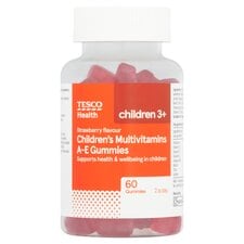 Tesco Health 60 Childrens Multivitamins Strawberry Gummies